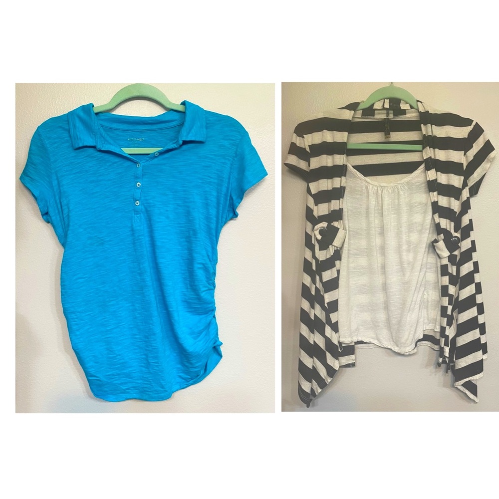 Motherhood Maternity, 2 shirts, size M